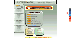 Desktop Screenshot of islamdomains.com